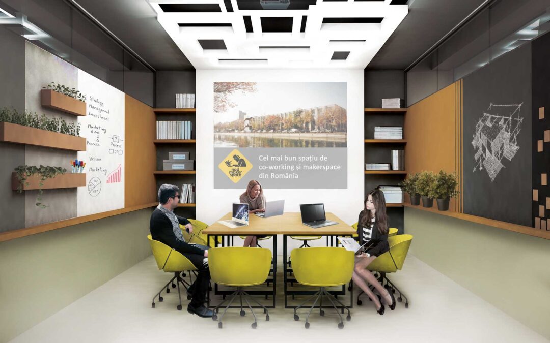 Nod Makerspace meeting room – interior design