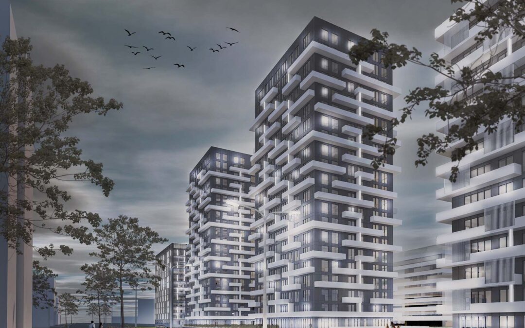 Mixed-use complex on Progresului Street