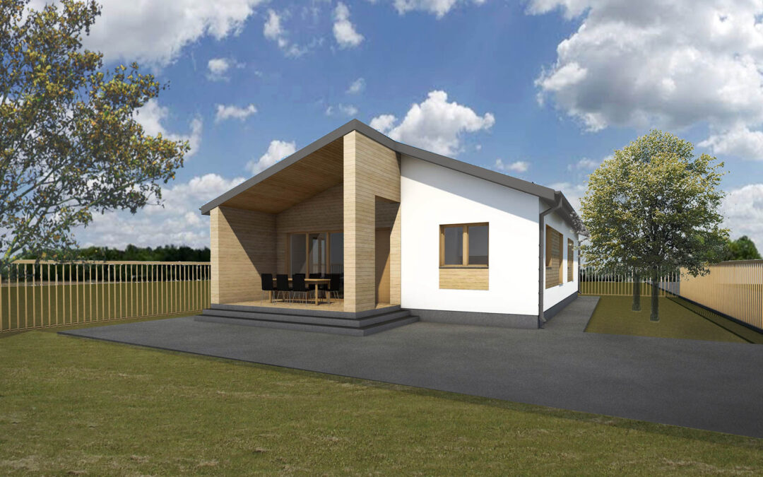 House with metal structure in Ciopani, Ilfov