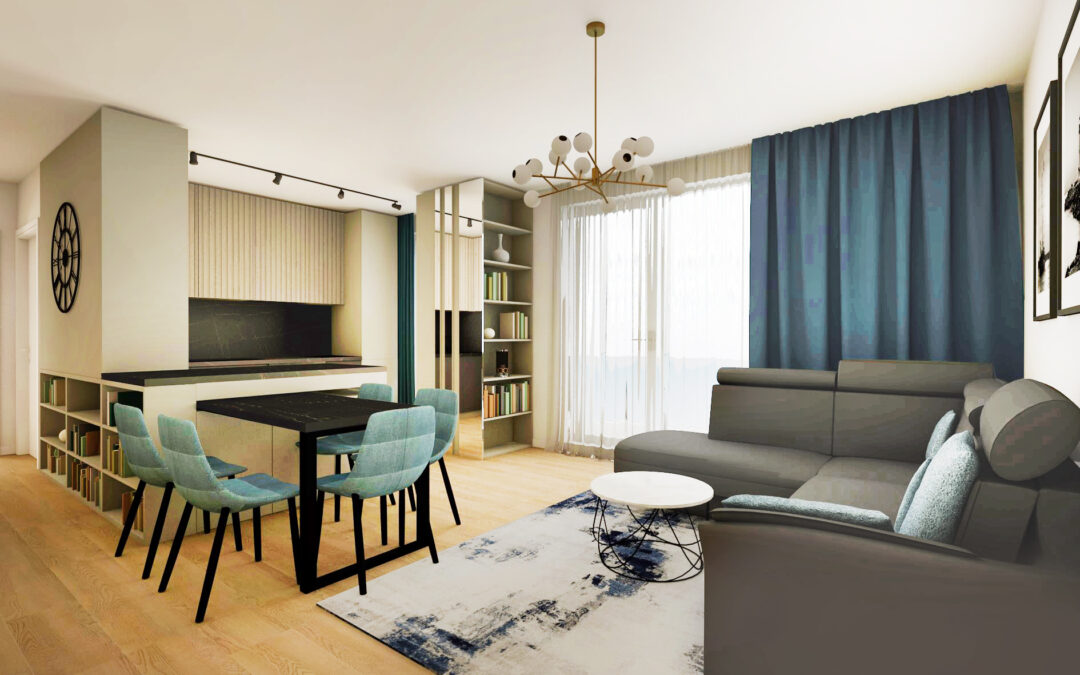 Duo Street View 4-room apartment – interior design