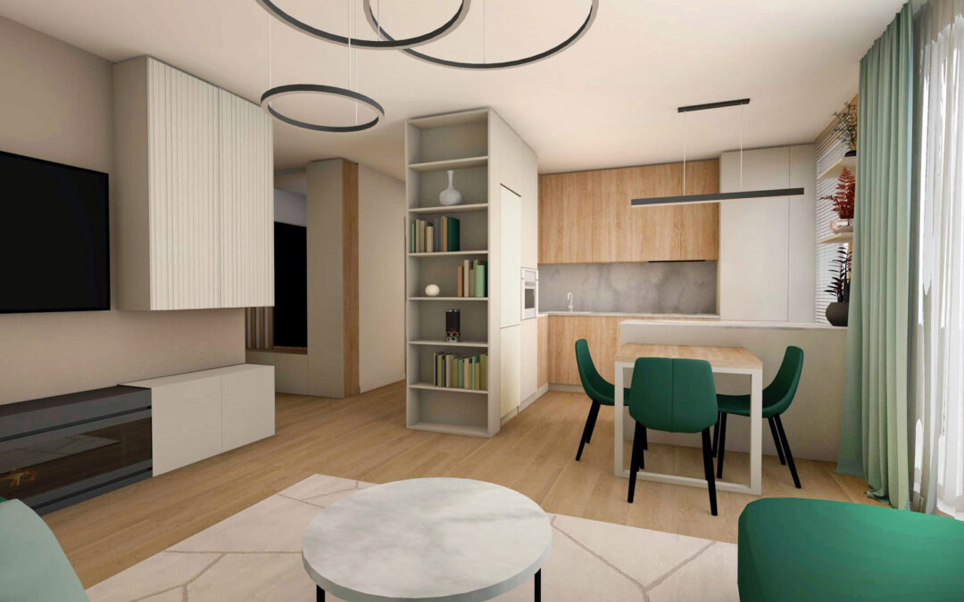 Duo Street View 4-room apartment – interior design
