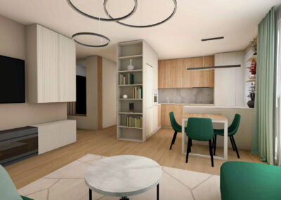 Apartament 4 camere Duo Street View – amenajare interioară