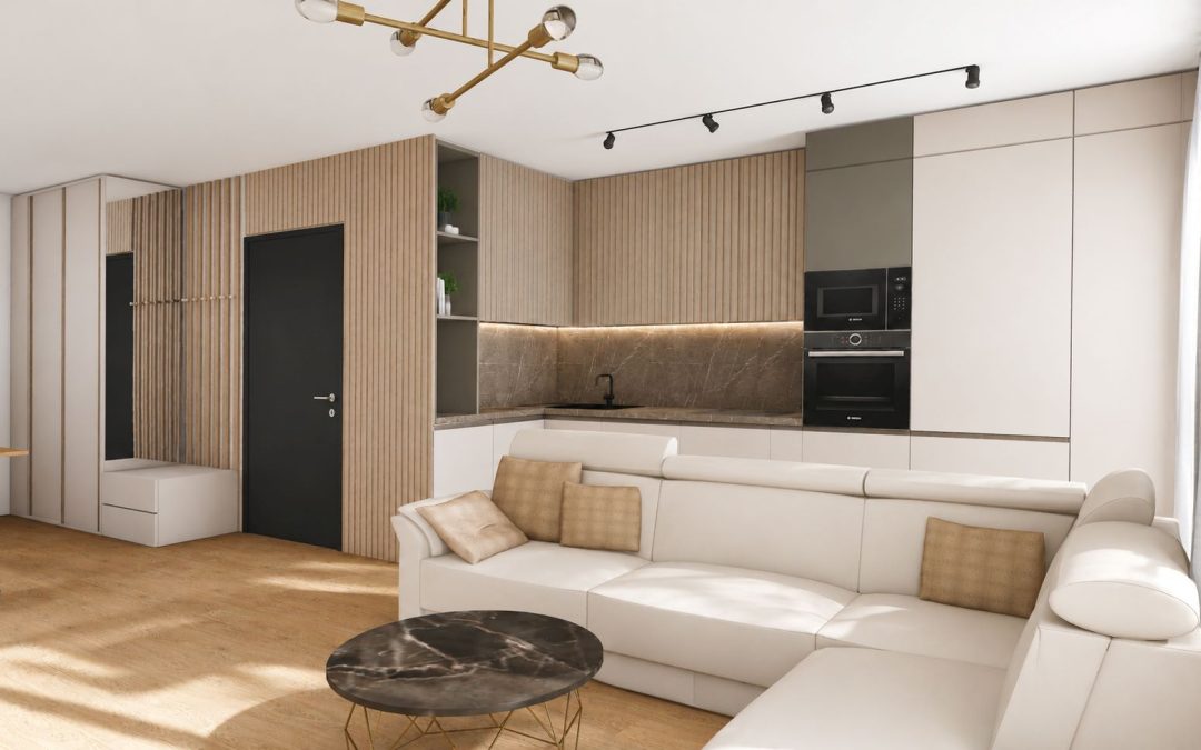 Trio Bridge View 4-room apartment – interior design